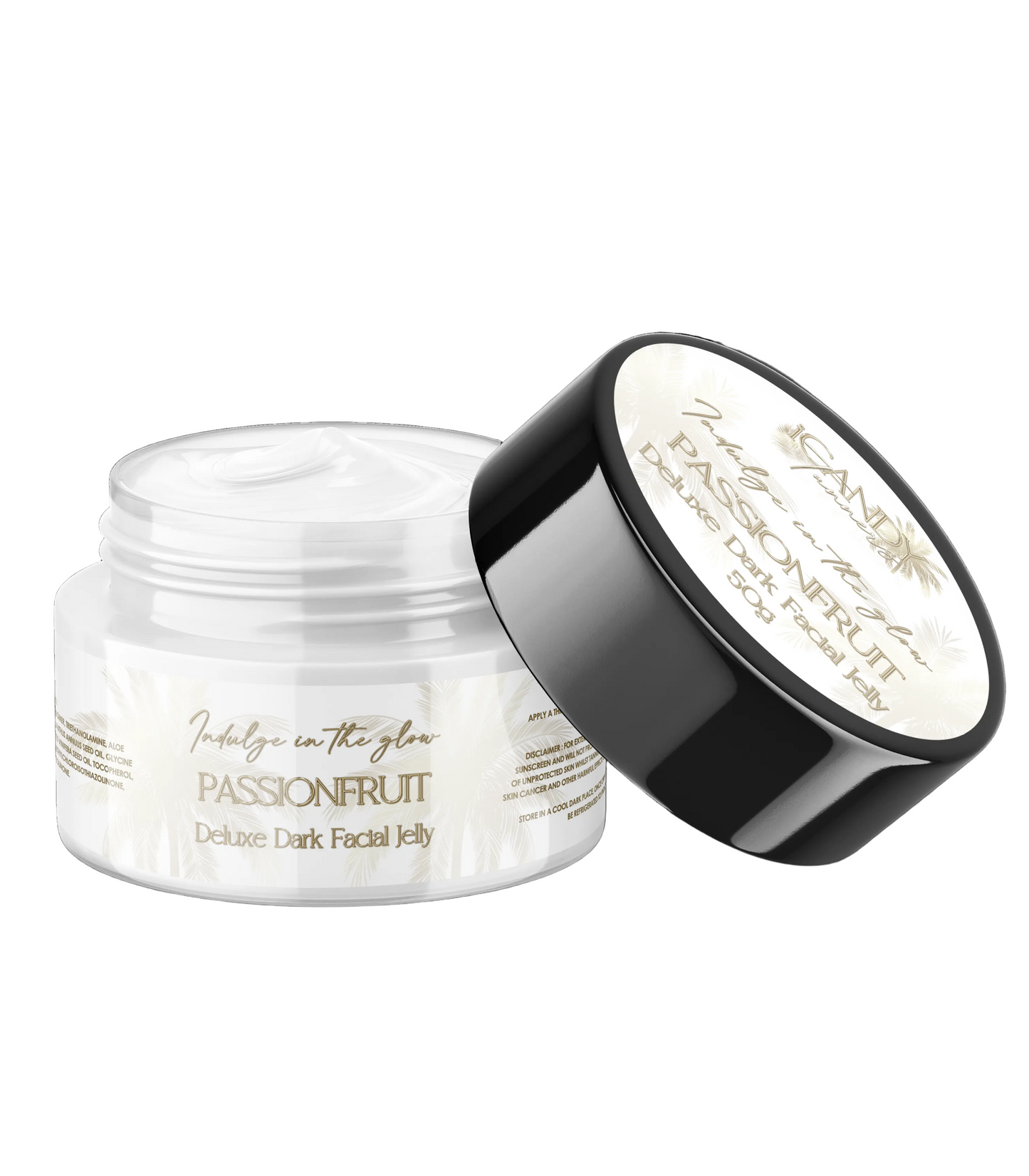 Indulge in the glow deluxe dark facial jelly